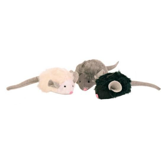 Набор игрушек для кошек Trixie мышки с чипом 12 шт.