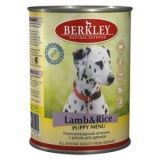 Консервы для щенков Berkley ягненок с рисом 0,4 кг.